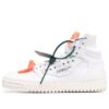 Off-White Off Court 3.0 Leather Canvas Sneaker “White Orange”