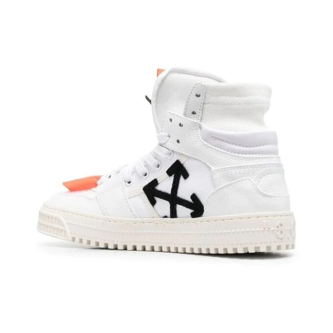 Off-White Off Court 3.0 Leather Canvas Sneaker “White Orange”