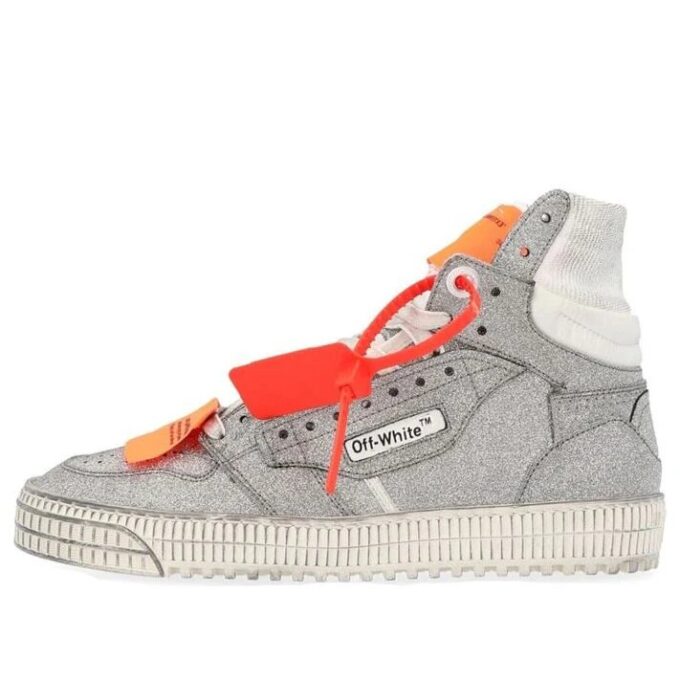 Off-White Off Court Silver Glitter Wms