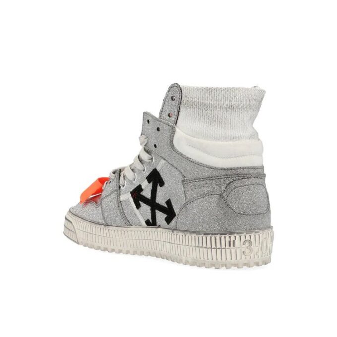 Off-White Off Court Silver Glitter Wms