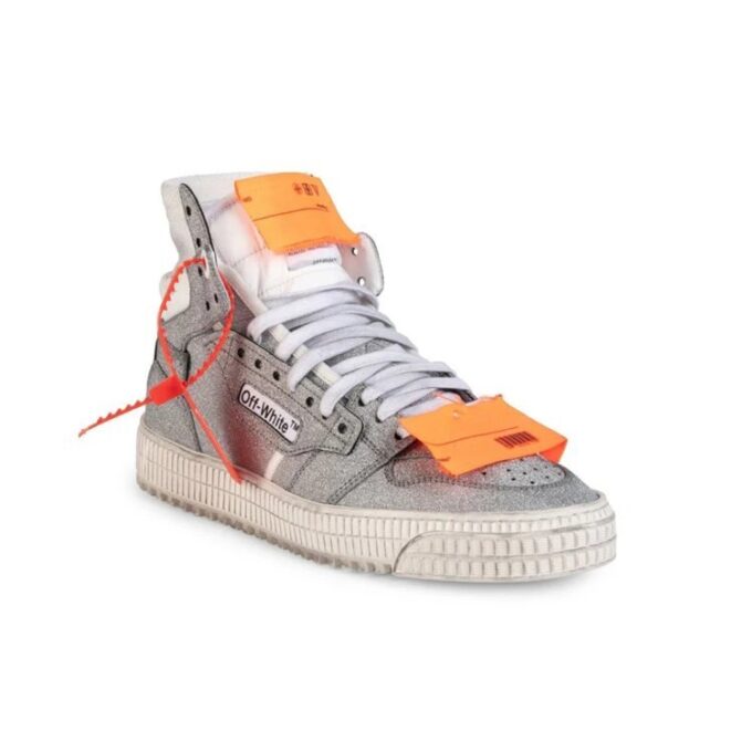 Off-White Off Court Silver Glitter Wms
