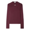 Off-White Off Logo-Print Fitted Top “Burgundy”