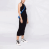 Off-White Off-Stamp Ribbed Dress “Black”