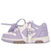 Off-White Out Of Office Calf Leather Sneaker “Purple White”