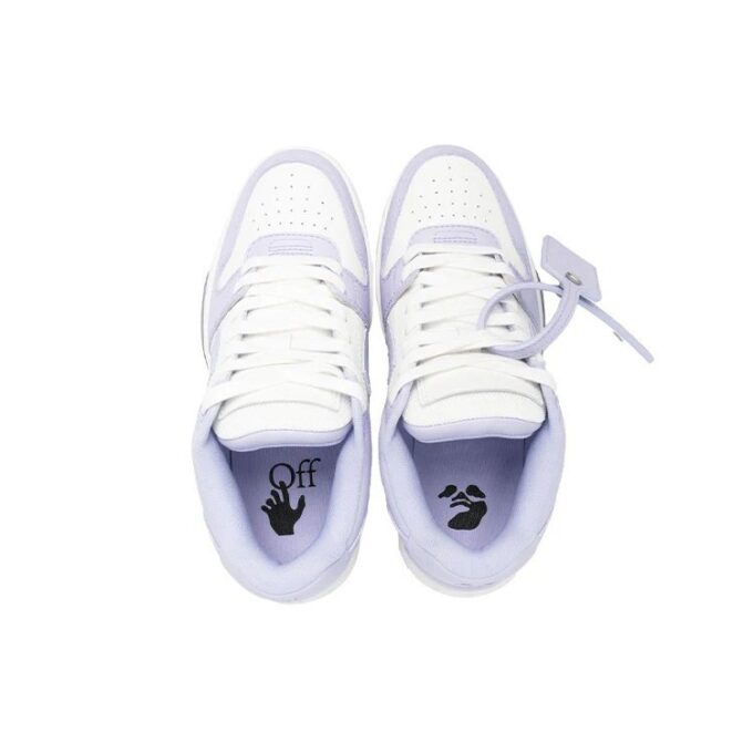 Off-White Out Of Office Calf Leather Sneaker “Purple White”