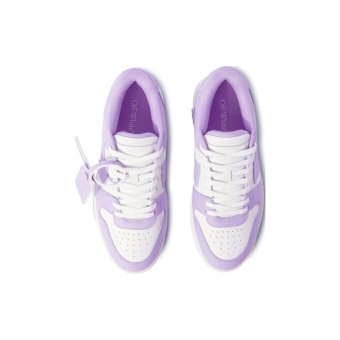 Off-White Out Of Office Calf Leather Sneaker “Purple White”