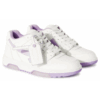 Off-White Out Of Office Leather Sneakers “White Purple”