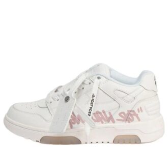 Off-White Out Of Office Low-Top For Walking Sneaker “White Pink”