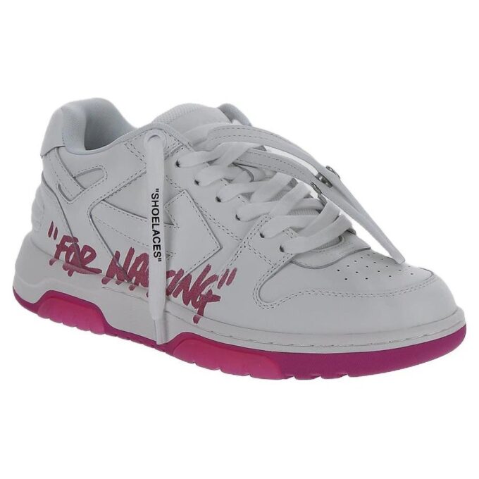 Off-White Out Of Office Low-Top For Walking Sneaker “White Purple”