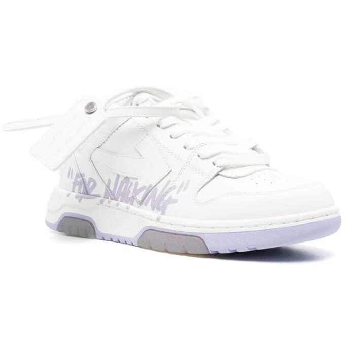 Off-White Out Of Office Low-Top For Walking Sneaker “White Purple”