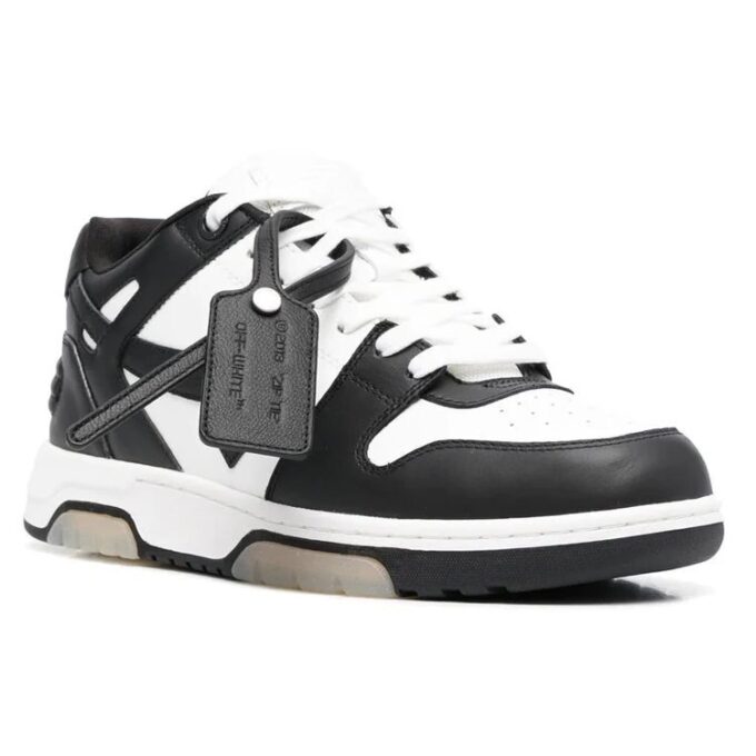 Out Of Office Low-Top Sneakers “White Black”