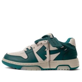 Off-White Out Of Office Low Top Sneakers Green/White