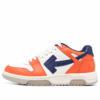 Off-White Out Of Office Low-Tops “White Orange Navy”