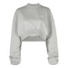 Off-White Oversized-sleeve Cropped Sweatshirt “Grey”