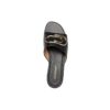 Off-White Paperclip Leather Sandals “Black Gold”
