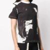 Off-White Pattern Short Sleeve Black