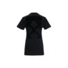 Off-White Round Neck Pullover Short Sleeve Black