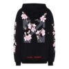 Off-White Sakura Arrow Printing Black