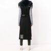 Off-White Sleeveless Large Slim Fit Version Black