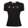 Off-White SS20 Exclusive logo Applique Close-fitting Short-sleeve Tee Black