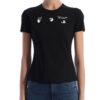 Off-White SS20 Exclusive logo Applique Close-fitting Short-sleeve Tee Black
