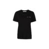 Off-White SS21 Arrows Pattern Logo Printing Short Sleeve Black T-Shirt