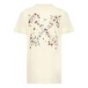 Off-White SS21 Flowers Embroidered Arrow Short Sleeve Creamy White