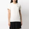 Off-White SS21 Flowers Embroidered Arrow Short Sleeve Creamy White