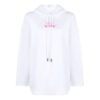 Off-White SS21 Logo Printing Hoodie Version White