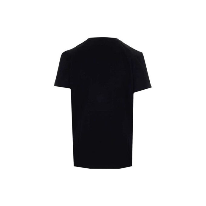 Off-White SS21 Logo Printing Round Neck Short Sleeve Slim Fit Black T-Shirt