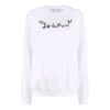 Off-White SS21 Logo Printing Swea White