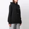 Off-White SS21 Pattern Printing Loose Hoodie Black