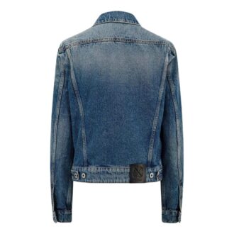 Off-White Strap Detail Denim Jacket “Blue”