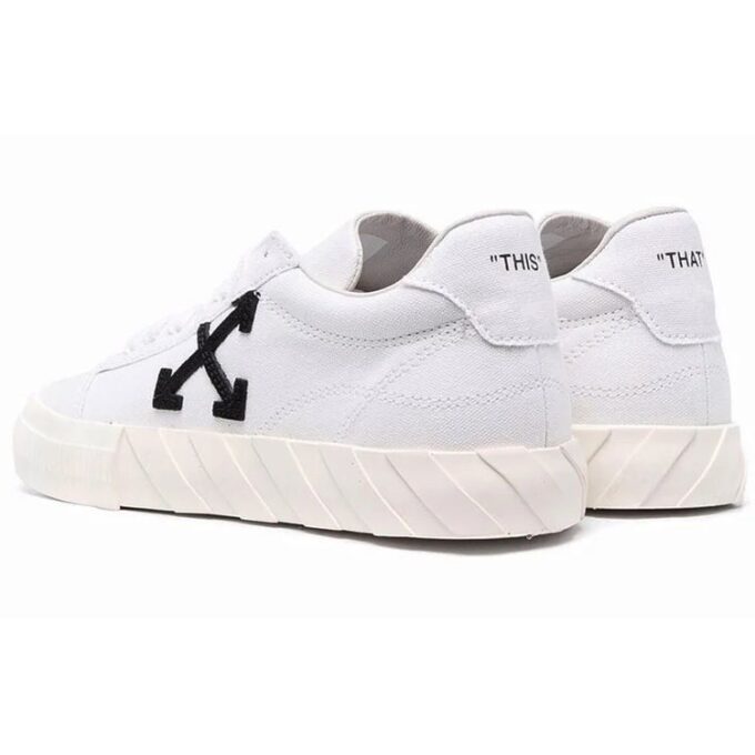 Off-White Vulc Eco Canvas Low Sneaker “White Black”