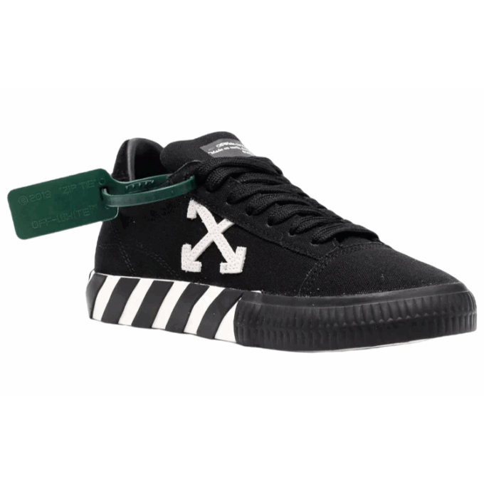 Off-White Vulc Low Canvas Sneaker “Black White”