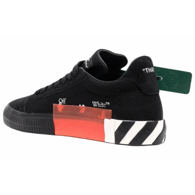 Off-White Vulc Low Canvas Sneaker “Black White”