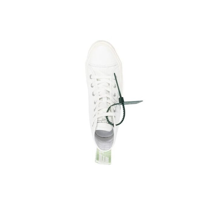 Off-White Vulcanised High-Top Sneaker “White Green”