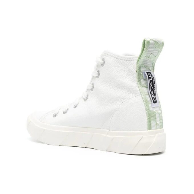Off-White Vulcanised High-Top Sneaker “White Green”