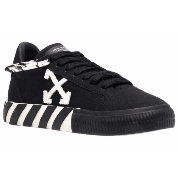 Off-White Vulcanized low-top Sneakers “White Black “