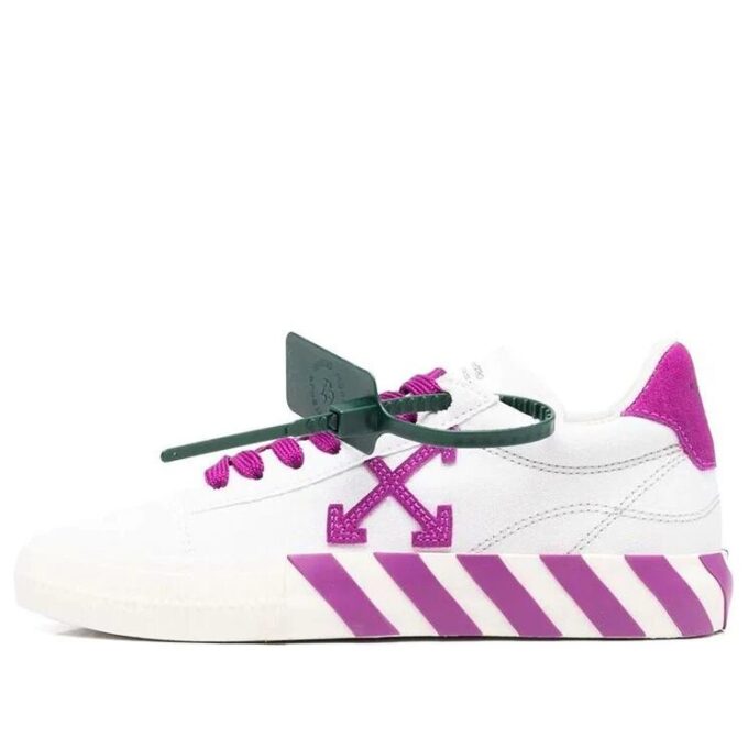 Off-White Vulcanized Low-Top Sneakers “White Purple”
