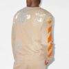 Off-White x Browns 50 Crossover SS21 Micro Mark Round Neck Ordinary Version Khaki