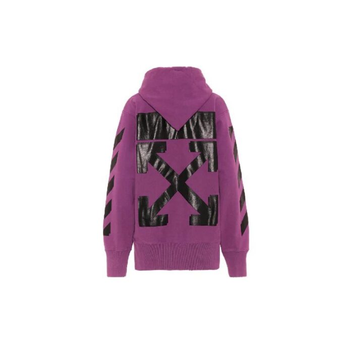 Off-White x Champion logo Sweater Purple