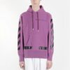 Off-White x Champion logo Sweater Purple