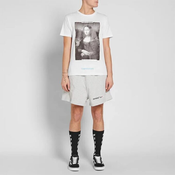 Off-White x Champion Mens Light Grey