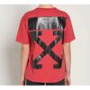 Off-White x Champion MENS Virgil Abloh Champion Tee Red