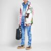 Off-White x END.CHEMICAL WASH Slim Back Arrows Sketch Mens Normal Fit Sweater Tie Dye
