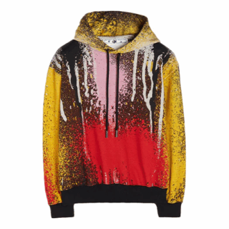 Off-White x Katsu Crossover FW21 Hoodie Red