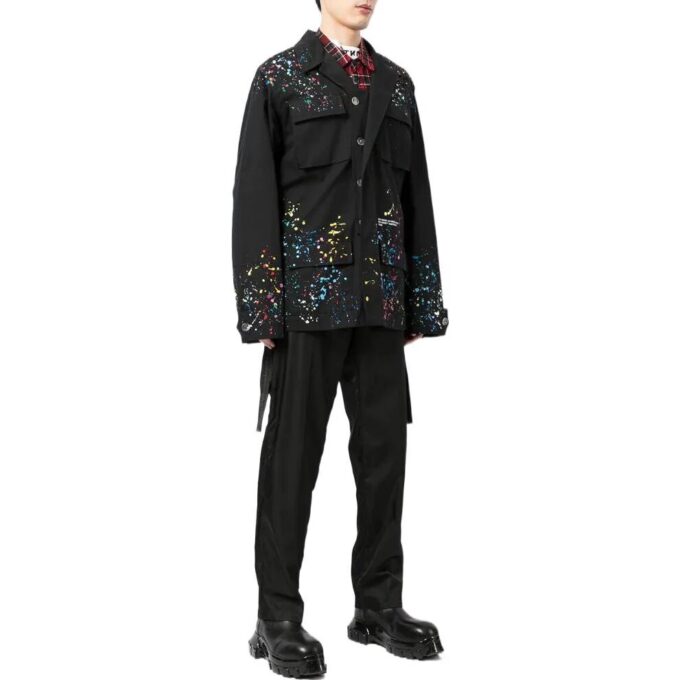 Off-White X Marais Splatter Field jacket “Black”
