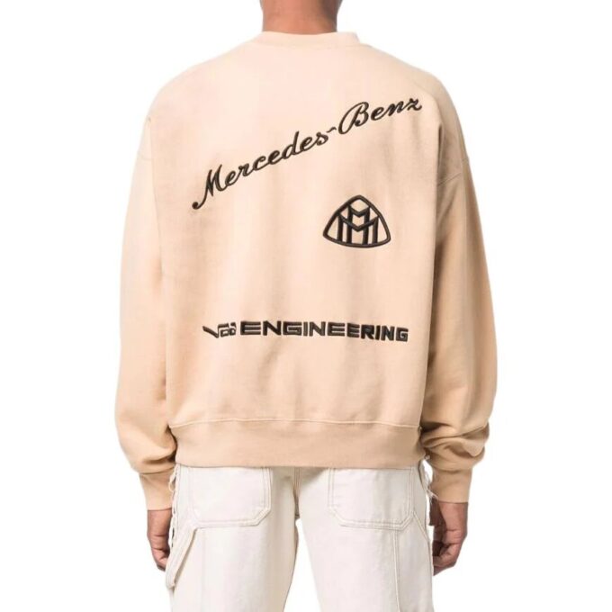 Off-White x Mercedes-Benz Weave Knit Pullover “Autumn Beige”