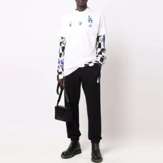 Off-White x New Era x MLB Crossover SS22 LA Dodgers Logo Printing Short Sleeve Ordinary Version White Off-White x New Era x MLB Crossover SS22 LA Dodgers Logo Printing Short Sleeve Ordinary Version White